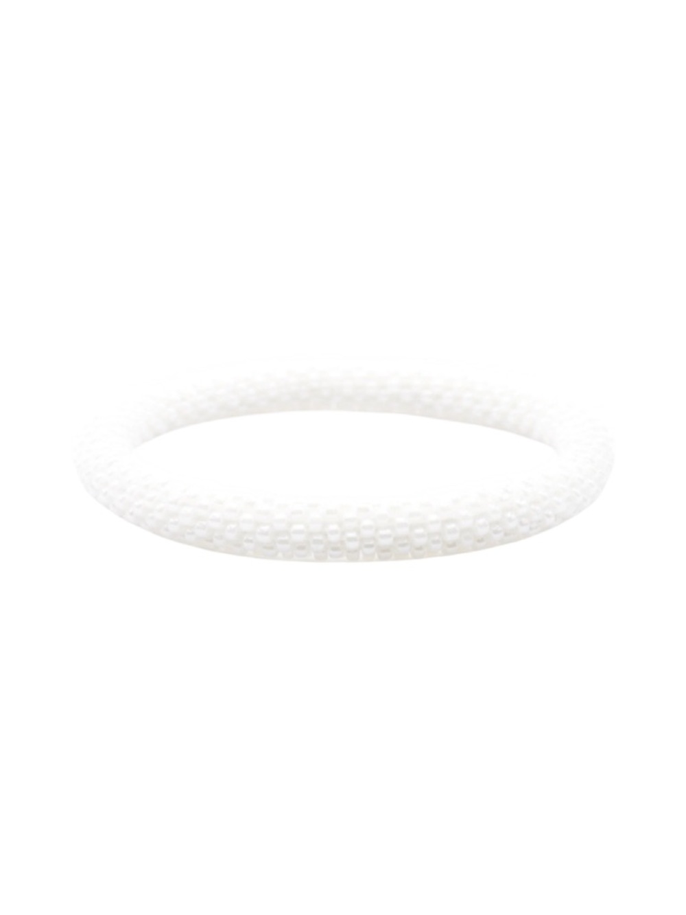 Sashka 8” Extended White Solid Bracelet
